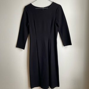 Theory Black Stretch Dress